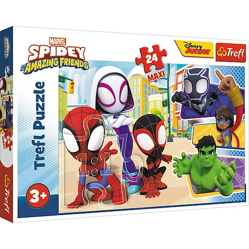 Puzzle Spiday i przyjaciele 24 maxi